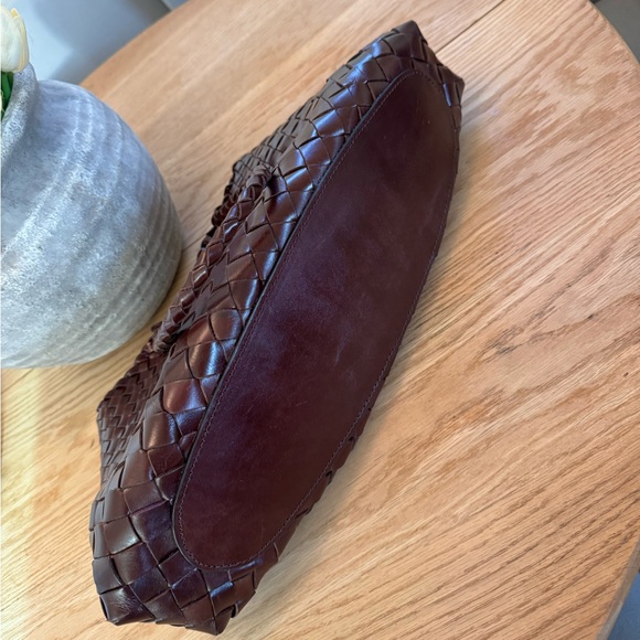 Dragon Diffusion style Woven Leather Tote Bag - Brown - Picture 5 of 5